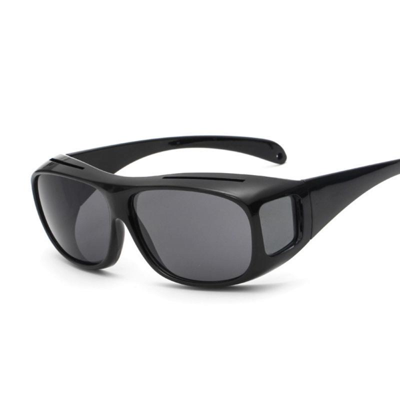 Солнцезащитные очки с антибликовым покрытием, подходят для ночного вождения чёрный